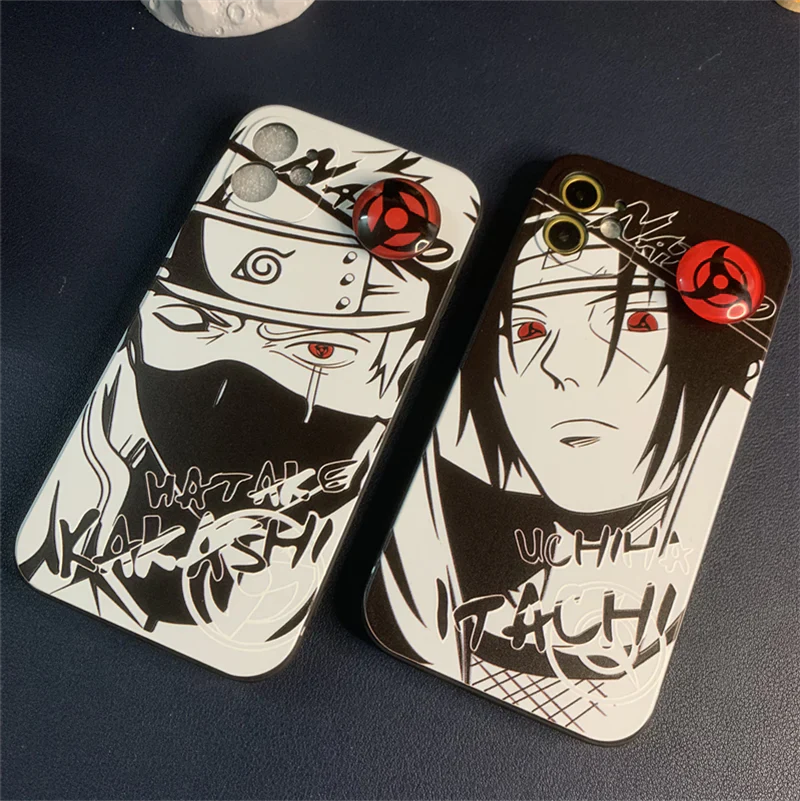 Kakashi/itachi Cool Case For Rotating Sharingan Handmade iPhone Case