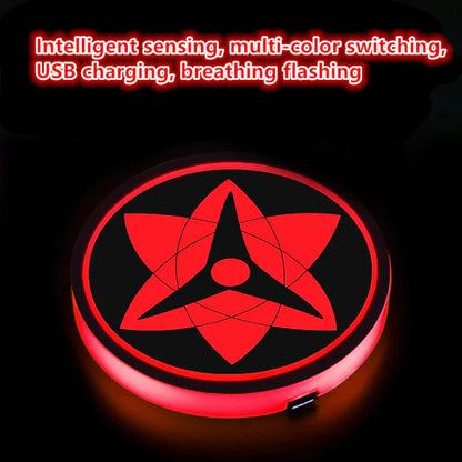 Sharingan Car 7 Color Changing Intelligent Sensing Coasters