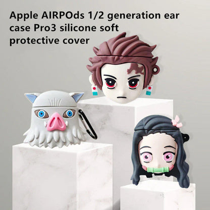 Suitable for Apple AIRPOds 1/2 generation ear case Pro3 silicone soft protection