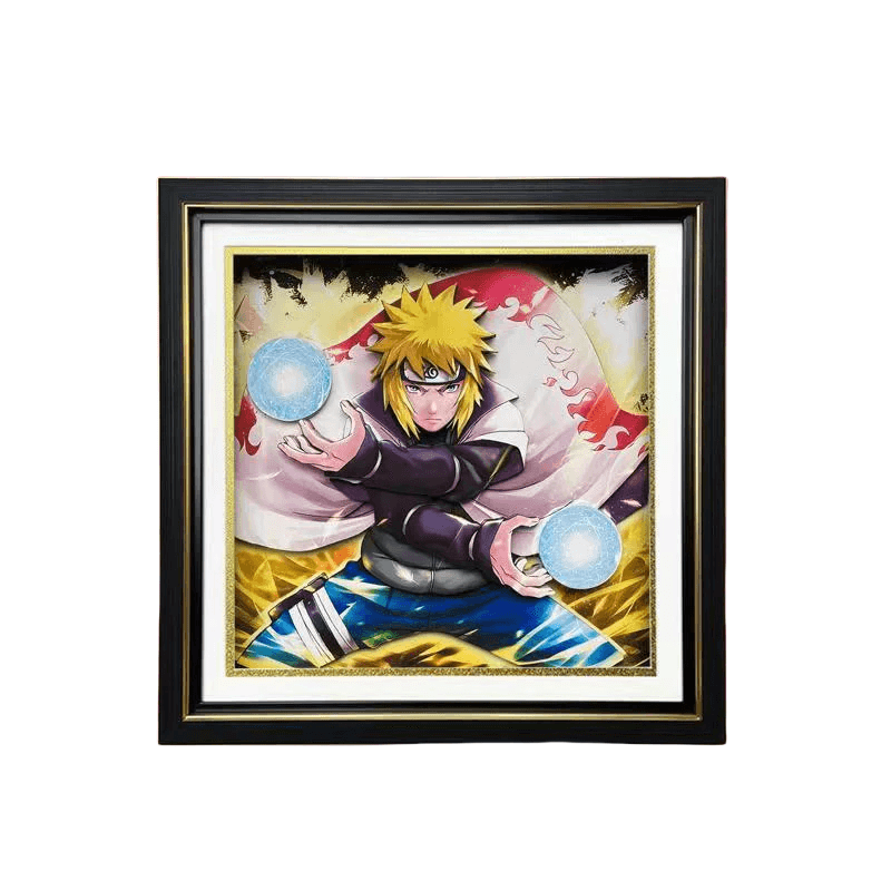 Namikaze Minato handsome cartoon handicraft 3D drawing