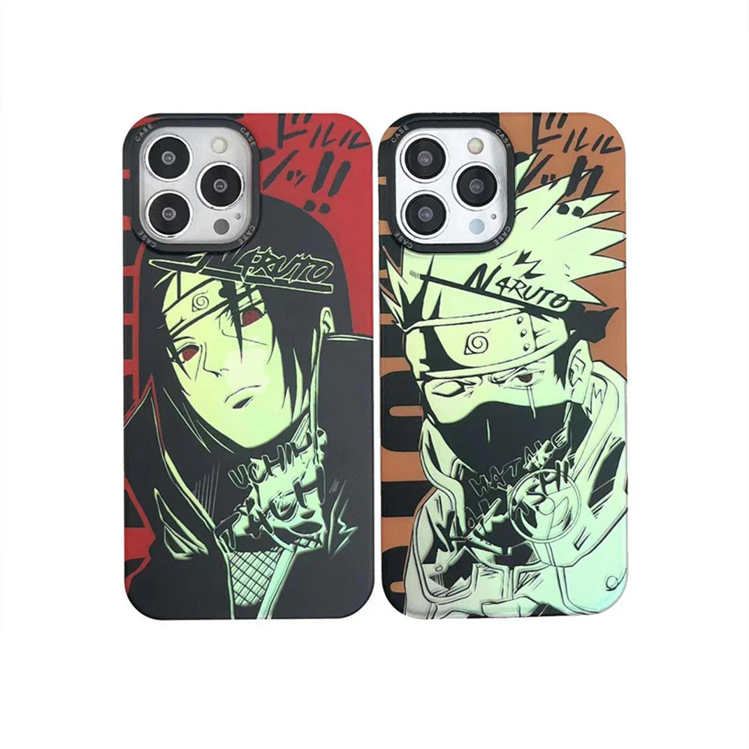 Itachi/Kakashi Apple exquisite Trend Silicone Anti-collision phone case