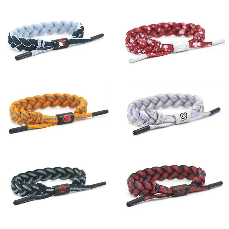 Kakashi/Sakura/Sasuke bracelet shoelace braided hand rope A bracelet suitable for gifts