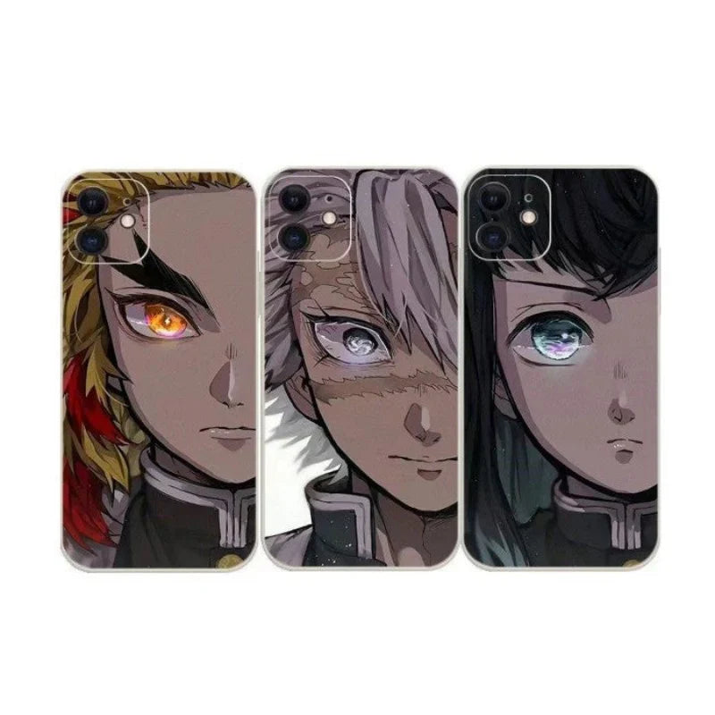 hashira Kyoujurou/Sanemi/Muichirou phone case exquisite trend silicone anti-collision