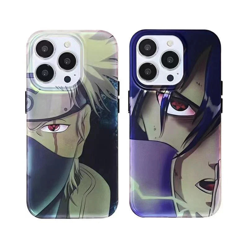 Sasuke/Kakashi iPhone Beautiful Trend silicone anti-collision case