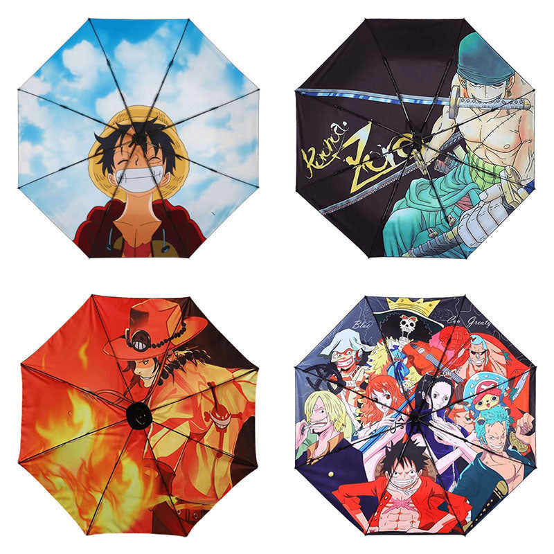 Luffy/Zoro/Ace characters related to the trend umbrella, sun umbrella