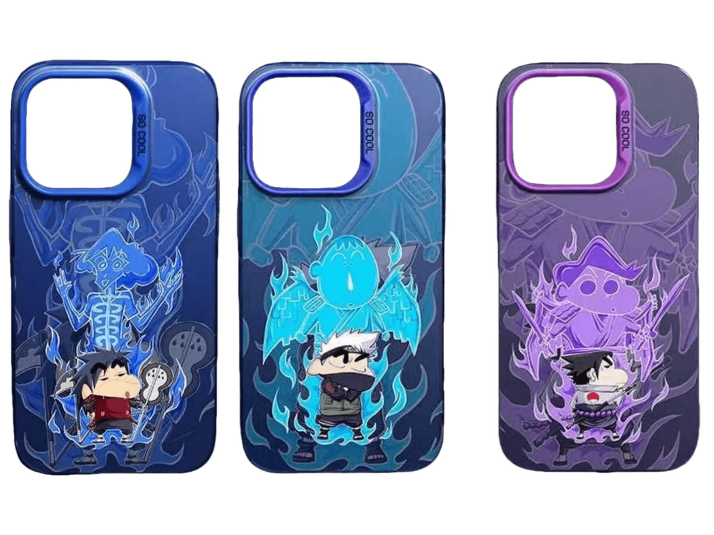 Kakashi/Madara/Itachi/Sasuke Apple exquisite Trend Silicone Anti-collision phone case