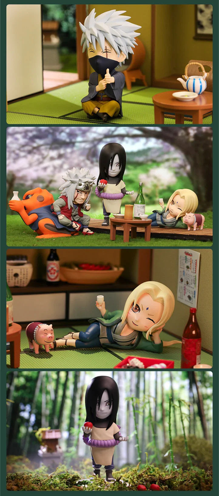 Sasuke modelling handsome cartoon gk mystery box model