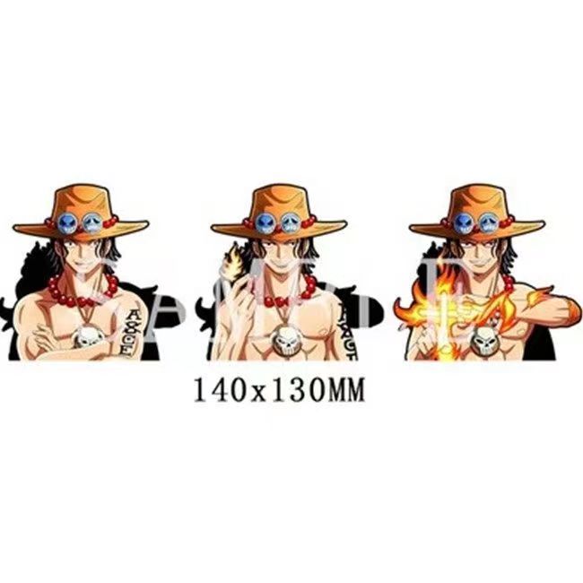 Luffy/Zoro/Nami 3D gradient stickers