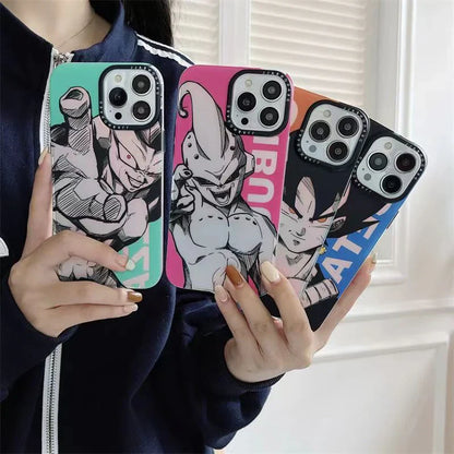 Goku/Vegeta/Buu/Frieza Apple exquisite Trend Silicone Anti-collision phone case