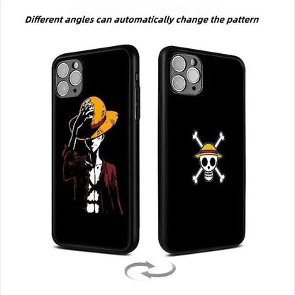 Luffy/Zoro/Ace 3D variation iPhone silicone crash-resistant phone case