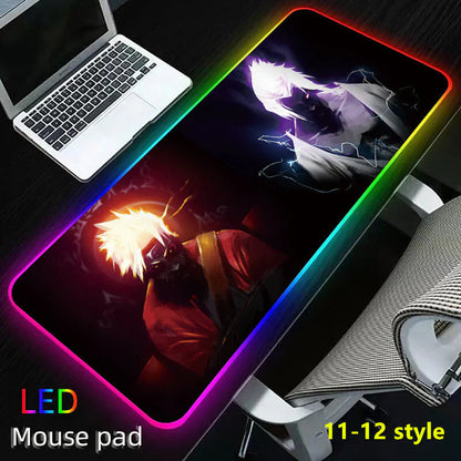 Uzumaki/Sasuke seven color LED light keyboard pad game gradient light