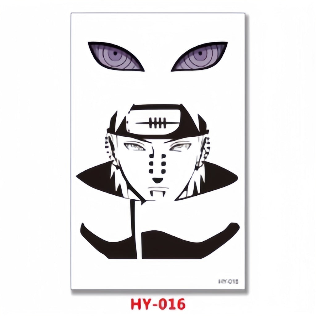 Uzumaki/Sasuke Cool character tattoo stickers