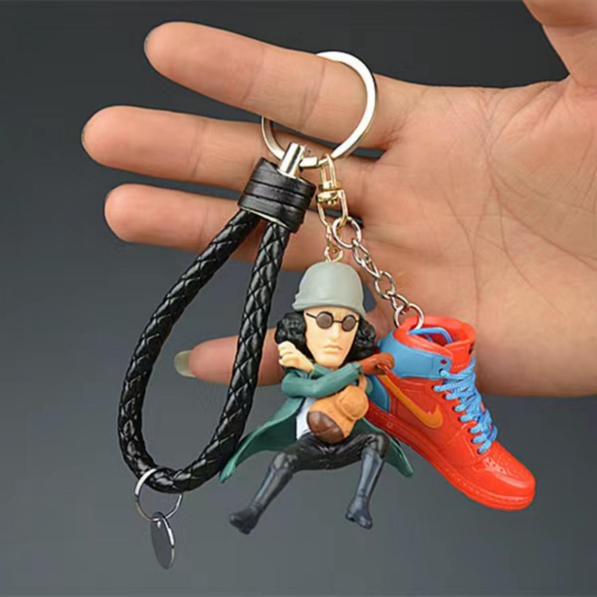 Nika luffy/Zoro character model keychain