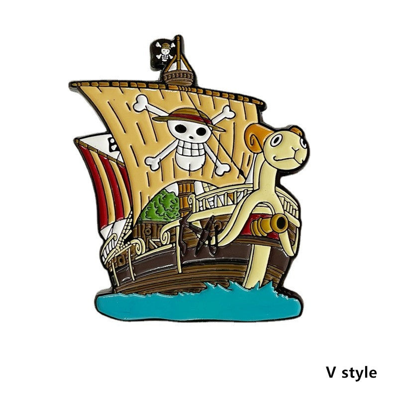 Luffy/Zoro Character Pin Badge