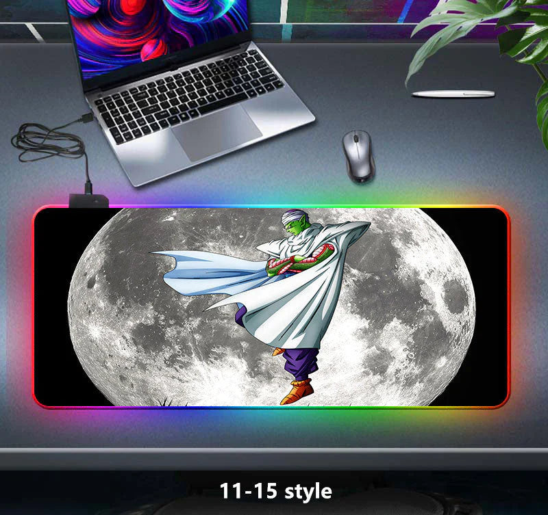 seven color light color change thickened mouse pad LED light keyboard pad game