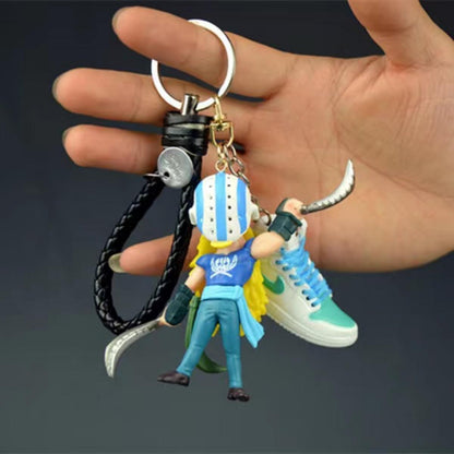 Nika luffy/Zoro character model keychain