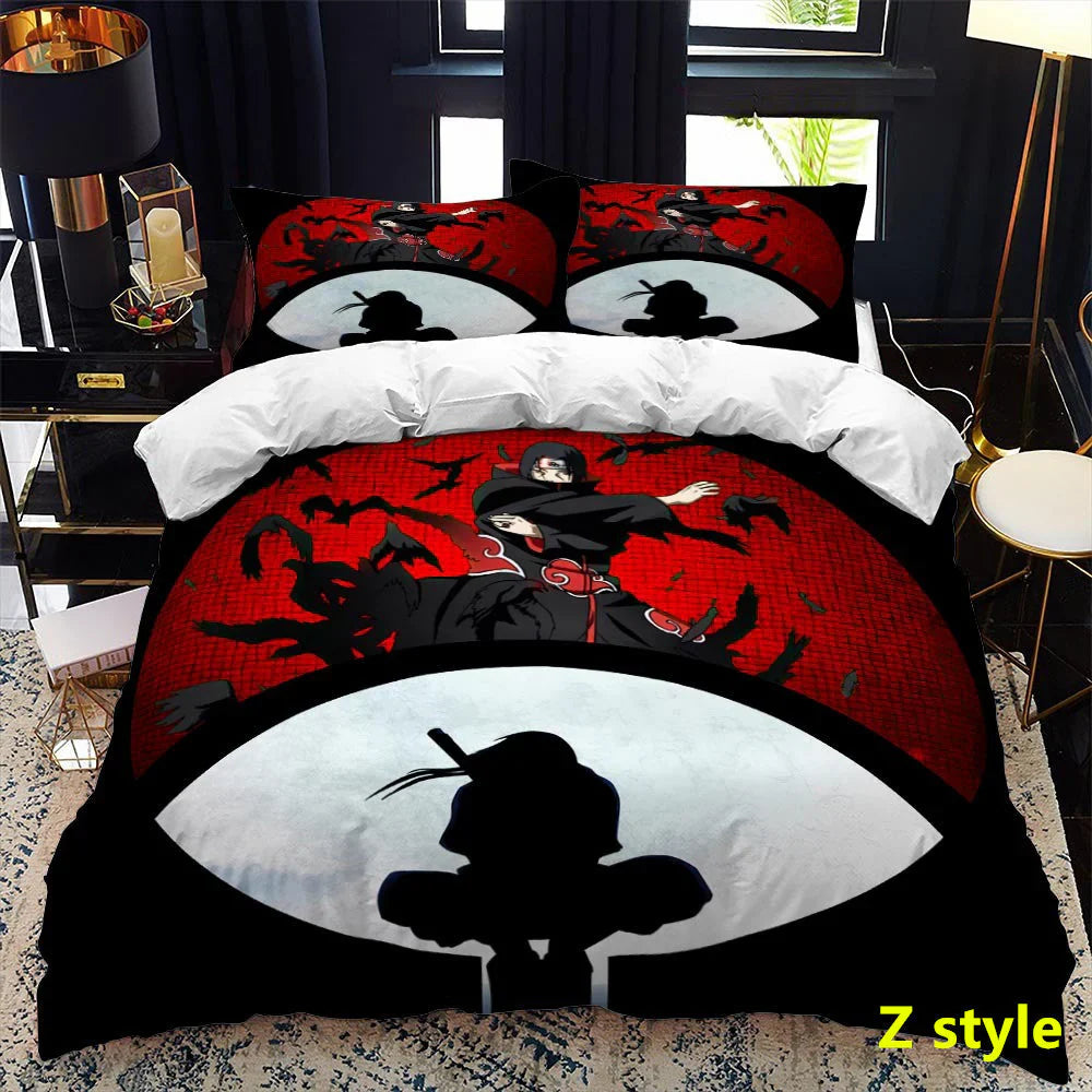 Sharingan /Dawn tissue Comfortable Home Textile Polyester Bedding 3 Sets