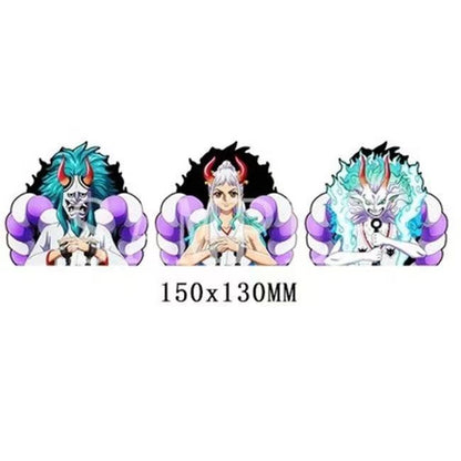 Luffy/Zoro/Nami 3D gradient stickers