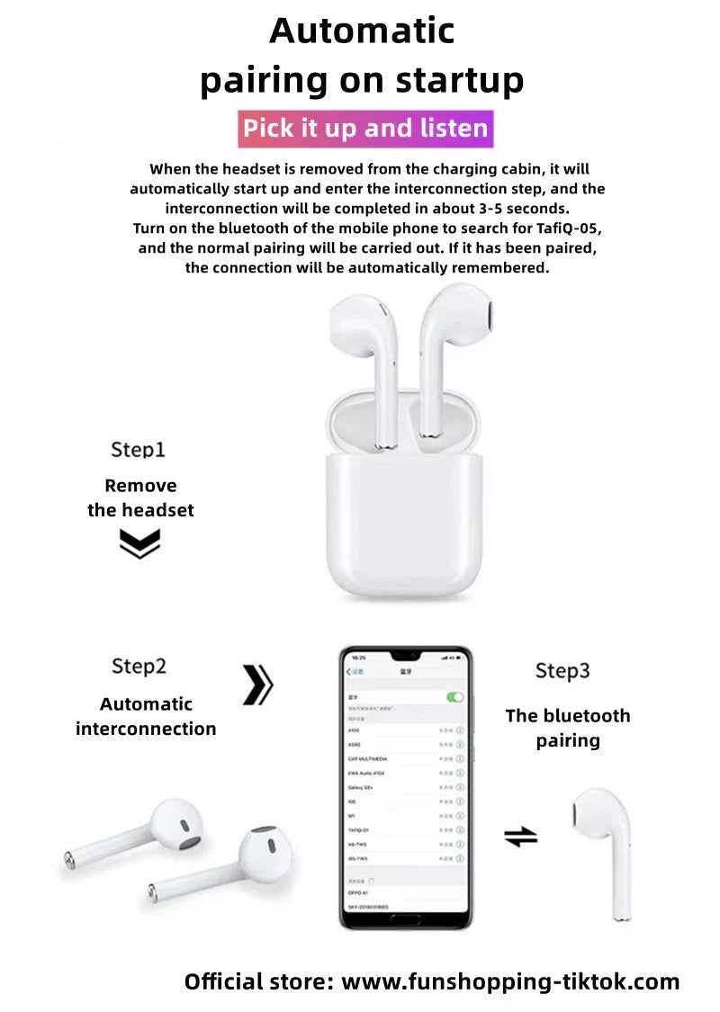 Tanjirou/ Nezuko genuine wireless Bluetooth headset earphones ( Bluetooth 5.0 ）