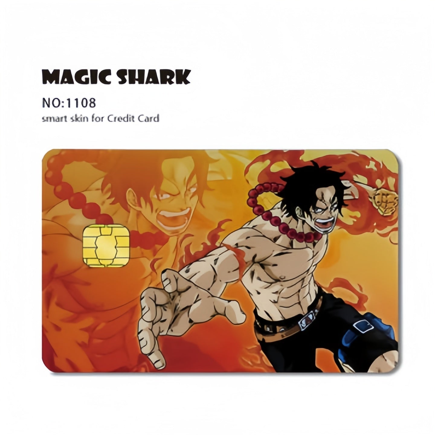 Luffy/Zoro Bank Card Thickened with crystal scrub personalized card stickers