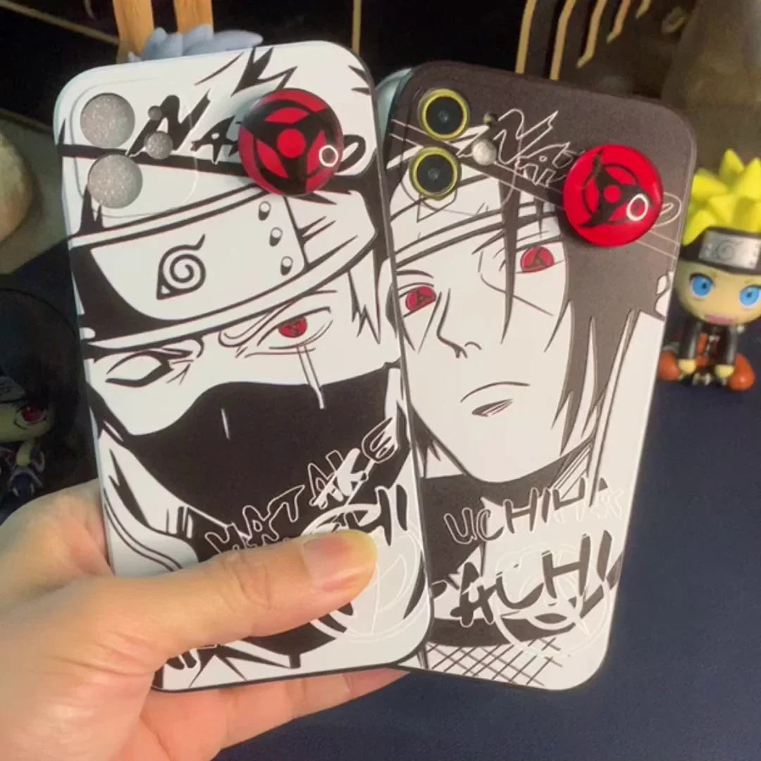 Kakashi/itachi Cool Case For Rotating Sharingan Handmade iPhone Case