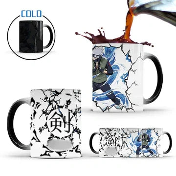 Uzumaki/Sasuke Color-Changing Mug Ceramic Heated Water Gradient Magic Coffee Mug cup