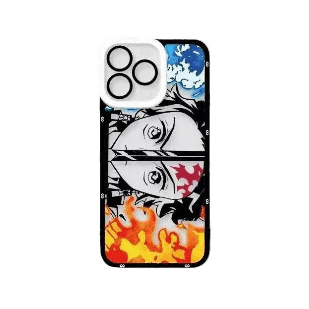 Tanjirou/Mitsuri/Muichirou Apple exquisite Trend Silicone Anti-collision phone case