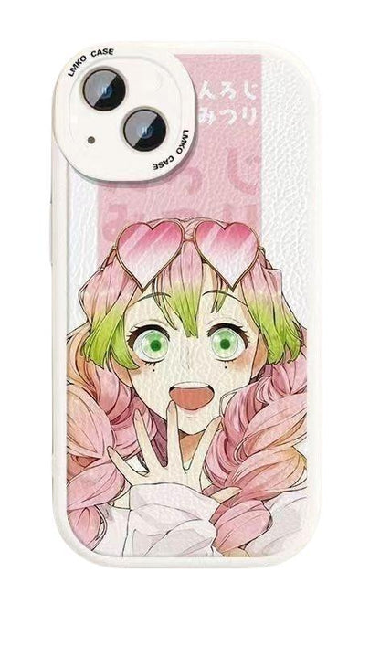 Kanroji Mitsuri super cute Apple silicone crash-resistant phone case