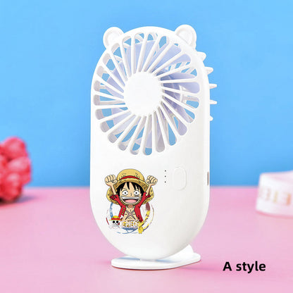 Luffy/Zoro/Chopper character modeling cute portable mini fan