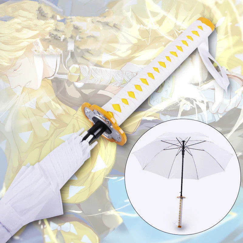 Tanjirou Cool Semi-Automatic  umbrella And An Umbrella That Folds