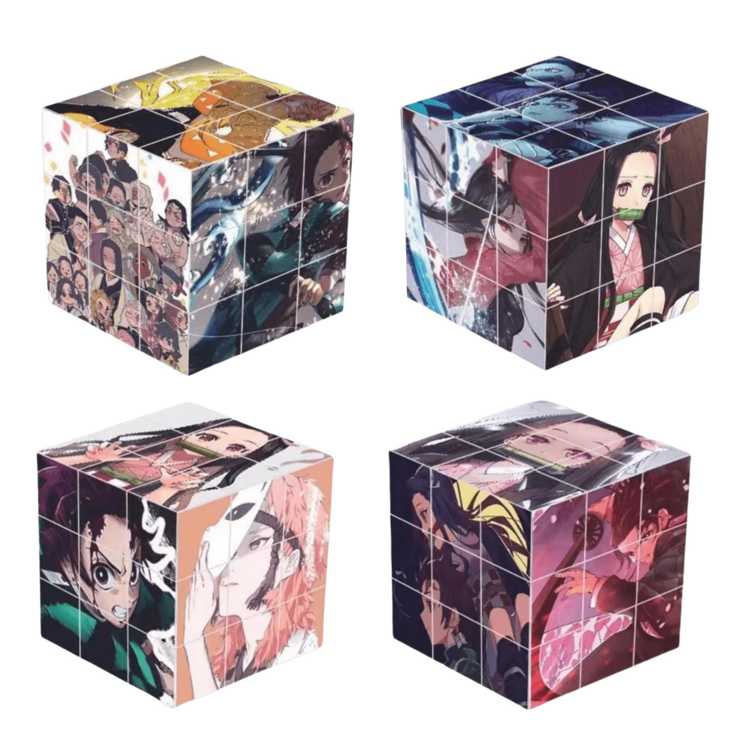 Tanjiro series puzzle cube can be used to decorate the table while exercising the hands-on ability.