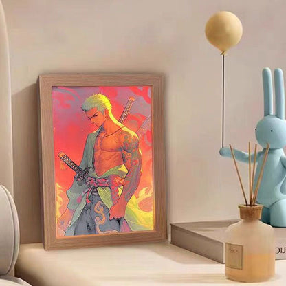 Luffy/Zoro/Sanji can be used as mirrors and decorative paintings light painting