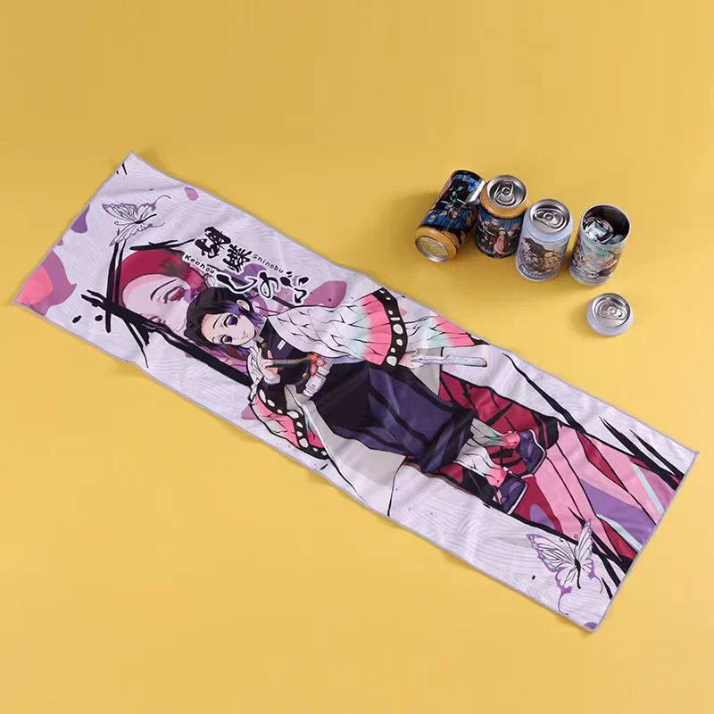 Kamado Tanjirou Towel Blind Box Sports Towel Cold Sense Chill Towel Quick Dry Sweat Towel Gift Towel