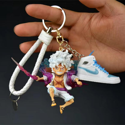 Nika luffy/Zoro character model keychain