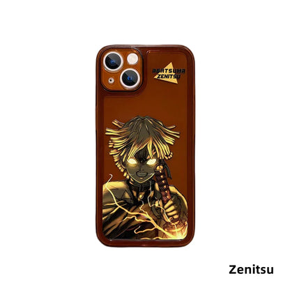 Tanjirou/Zenitsu Apple exquisite Trend Silicone Anti-collision phone case