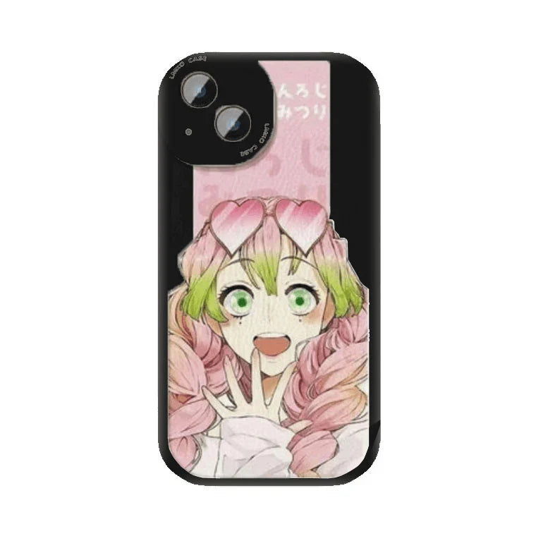 Kanroji Mitsuri super cute Apple silicone crash-resistant phone case