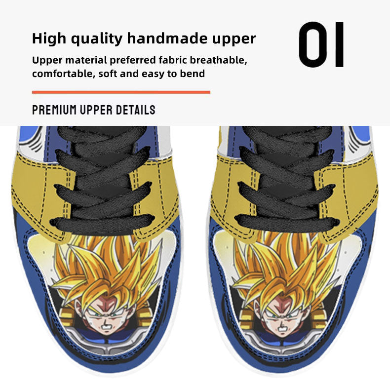 Super Saiyan Bejīta comfortable casual sports shoes