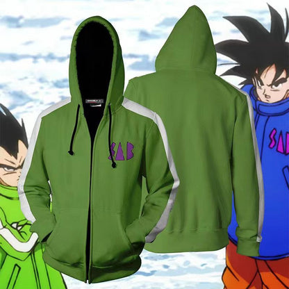 Vegeta cos Hoodie casual spring and autumn coat with hood