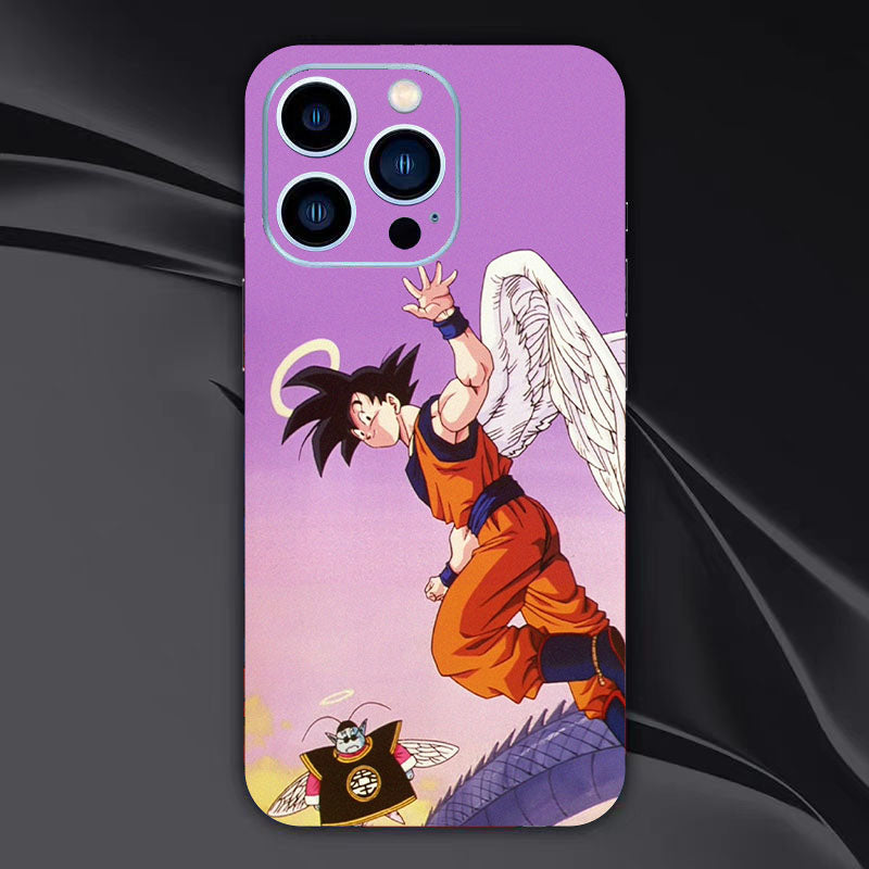 Son Goku iPhone Back Case Character Pattern Sticker