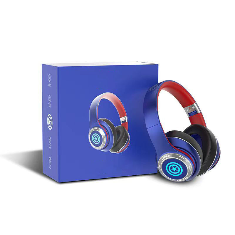 Iron Man/Captain America Bluetooth High sound quality wireless headphones