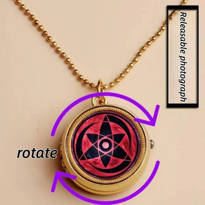 Kakashi and characters related to the unique shape, Sharingan pocket watch.