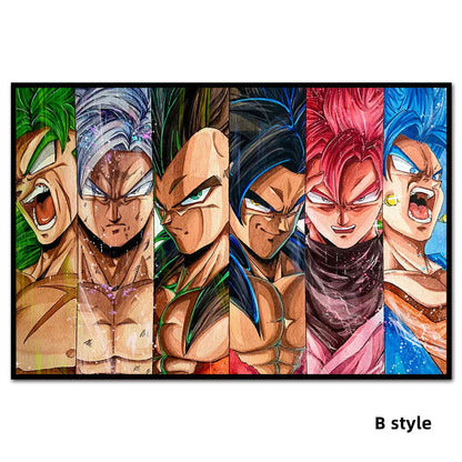 Son Goku/Bejīta Yonsei handsome handicraft doodle digital oil painting