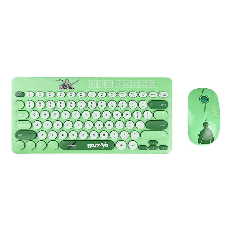 Luffy/Zoro/Chopper wireless bluetooth keyboard and mouse suite