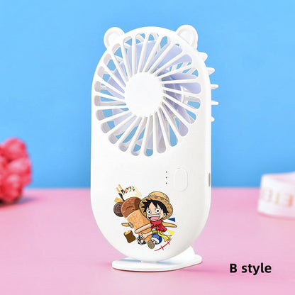 Luffy/Zoro/Chopper character modeling cute portable mini fan