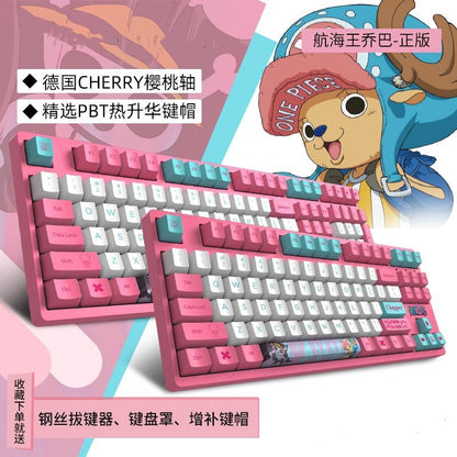 Chopper tri-mode connection RGB backlit mechanical keyboard