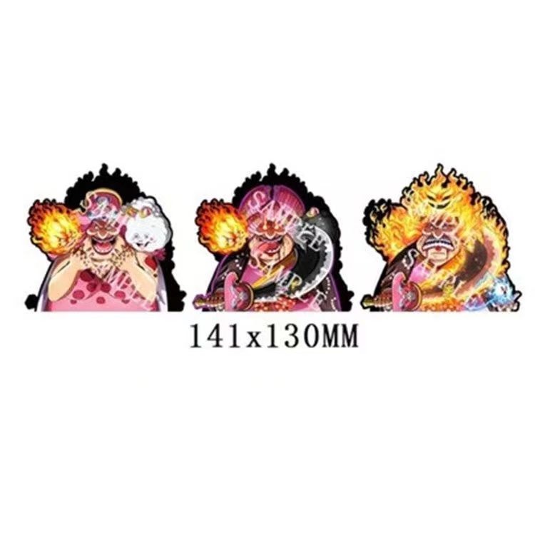 Luffy/Zoro/Nami 3D gradient stickers