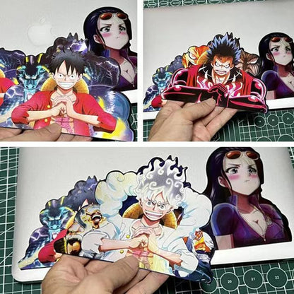 Luffy/Zoro/Nami 3D gradient stickers