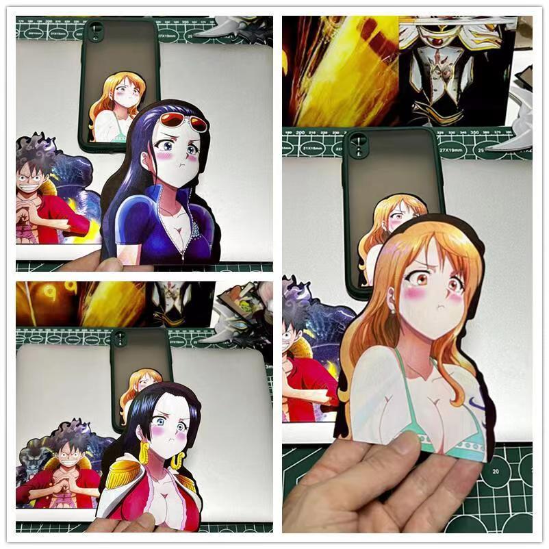 Luffy/Zoro/Nami 3D gradient stickers