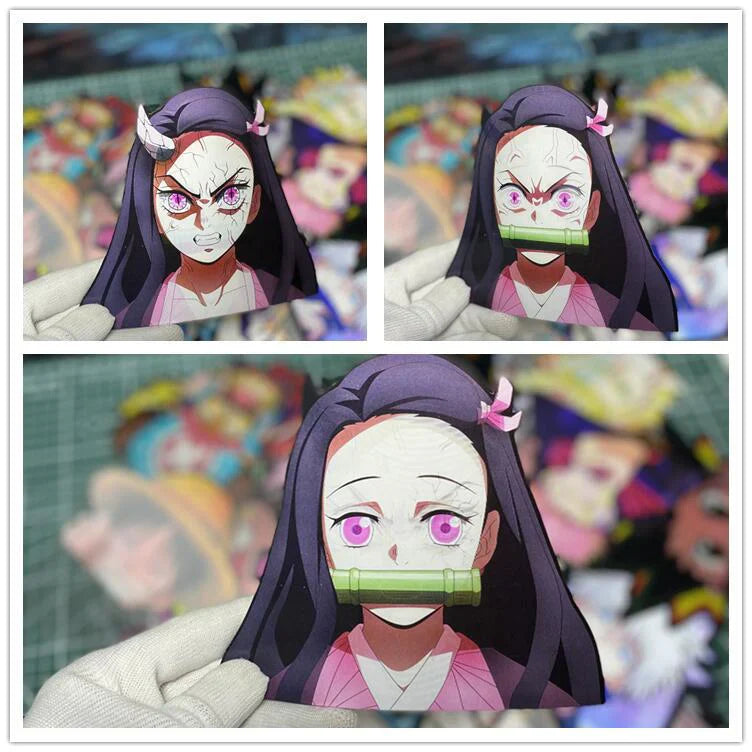 Tanjirou/Nezuko/Zenitsuuu/Inosuke wait A variety of roles 3D variation expression stickers