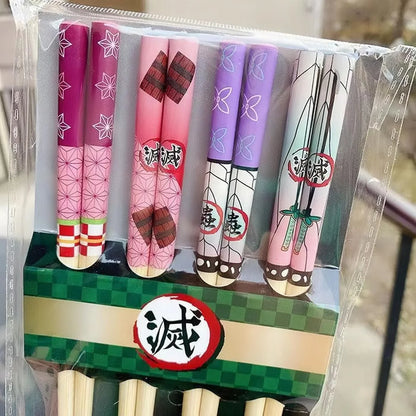 nezuko/tanjiro cute chopsticks